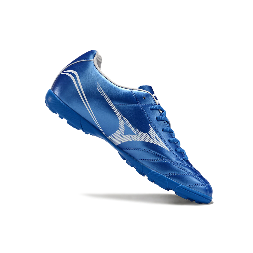 Chuteira Society Mizuno Morelia Classic Azul TF 