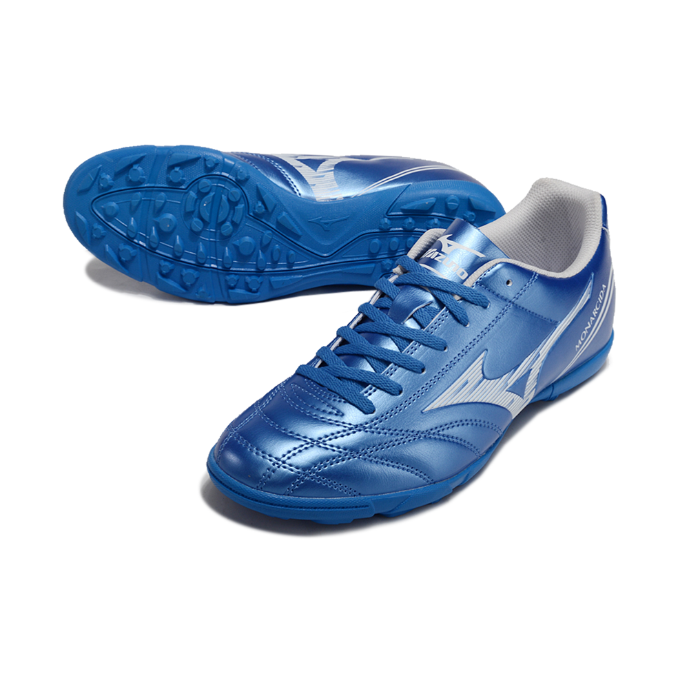 Chuteira Society Mizuno Morelia Classic Azul TF 
