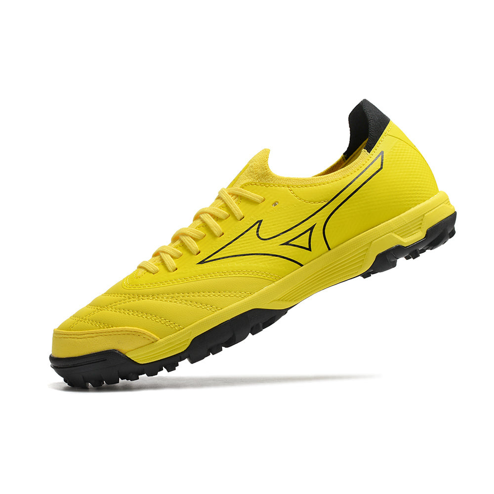 Chuteira Society Mizuno Morelia Neo Beta TF Amarela e Preta
