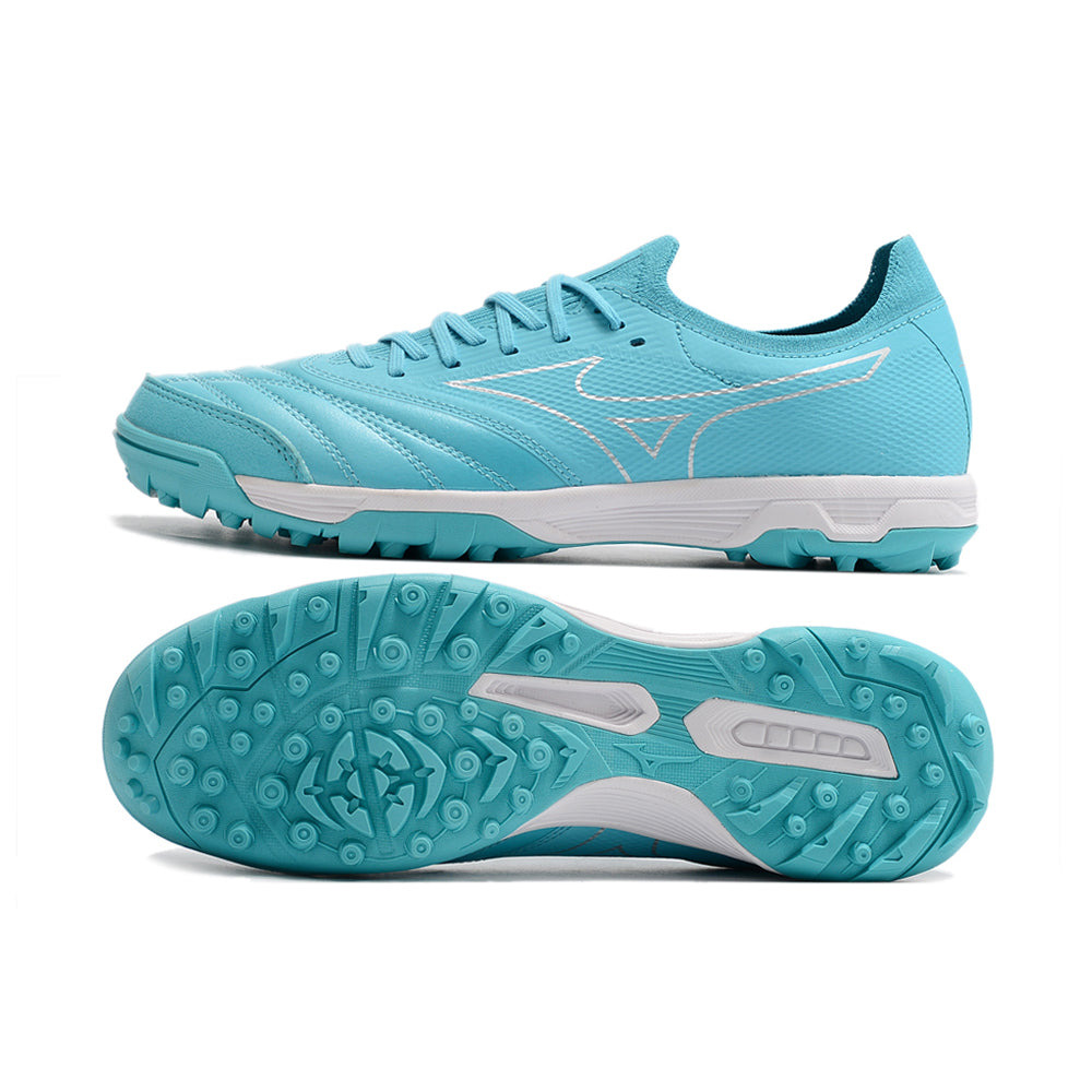 Chuteira Society Mizuno Morelia Neo Beta TF Azul 