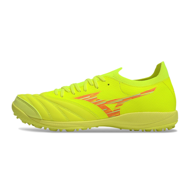 Chuteira Society Mizuno Morelia Neo Sala TF Amarelo