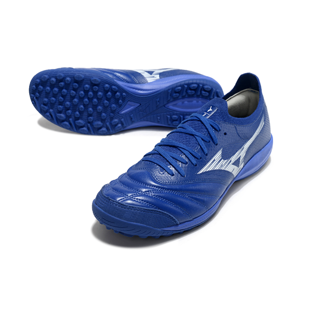 Chuteira Society Mizuno Morelia Neo Sala TF Azul 