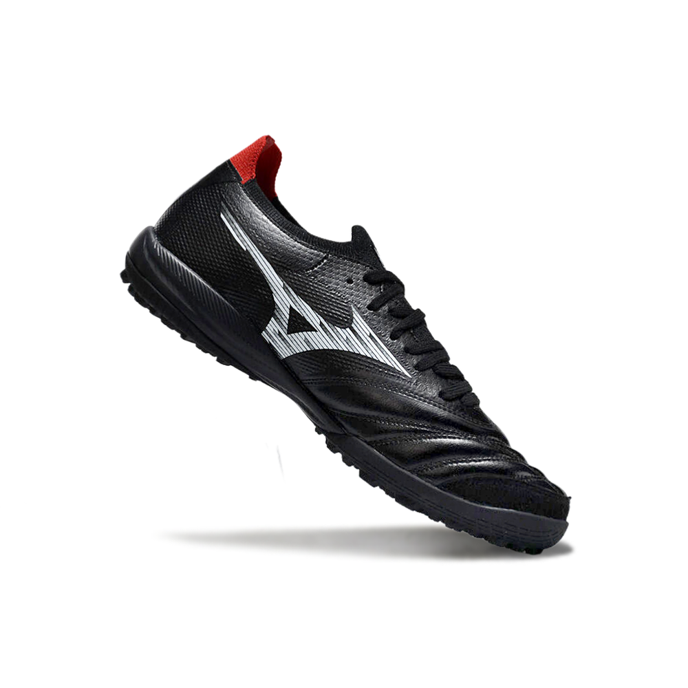 Chuteira Society Mizuno Morelia Neo Sala TF Preta