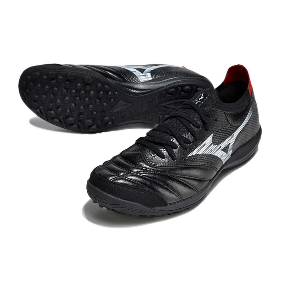 Chuteira Society Mizuno Morelia Neo Sala TF Preta