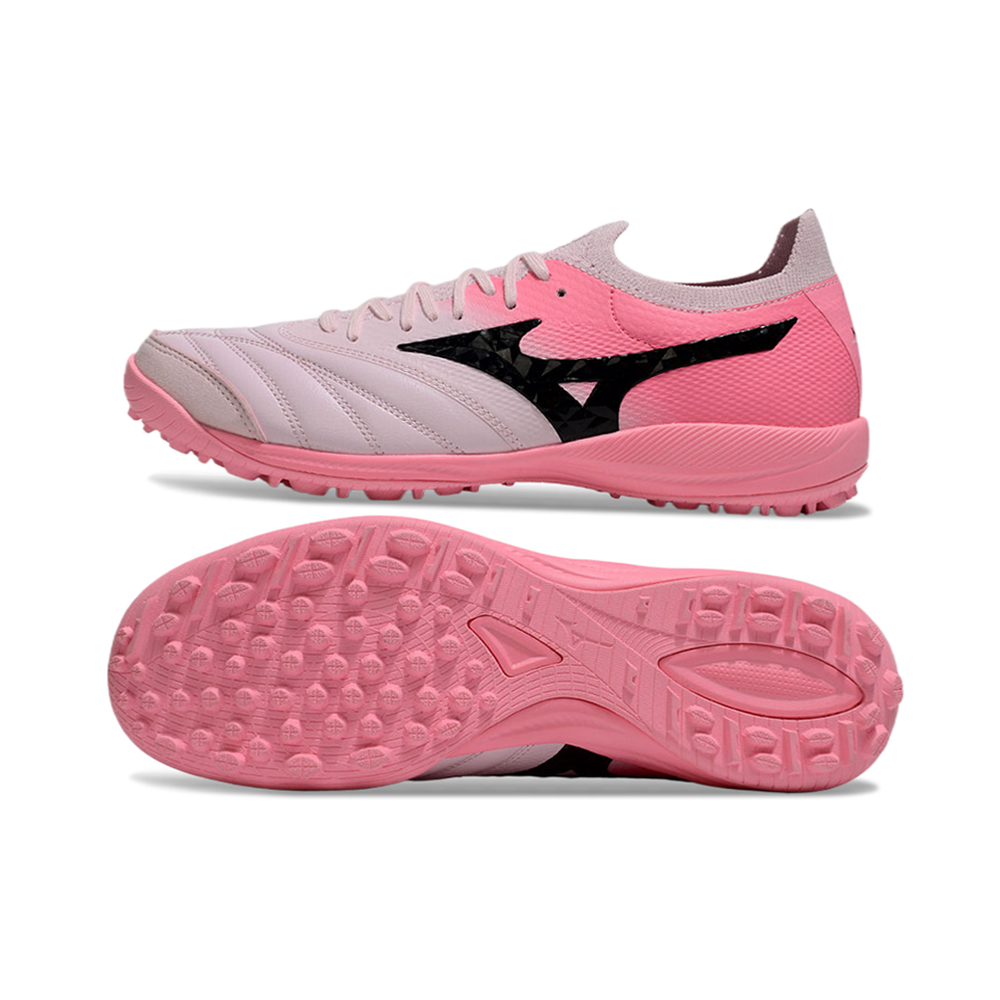 Chuteira Society Mizuno Morelia Neo Sala TF Rosa