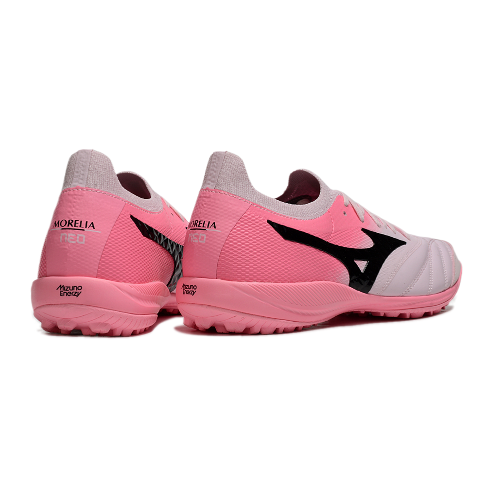 Chuteira Society Mizuno Morelia Neo Sala TF Rosa