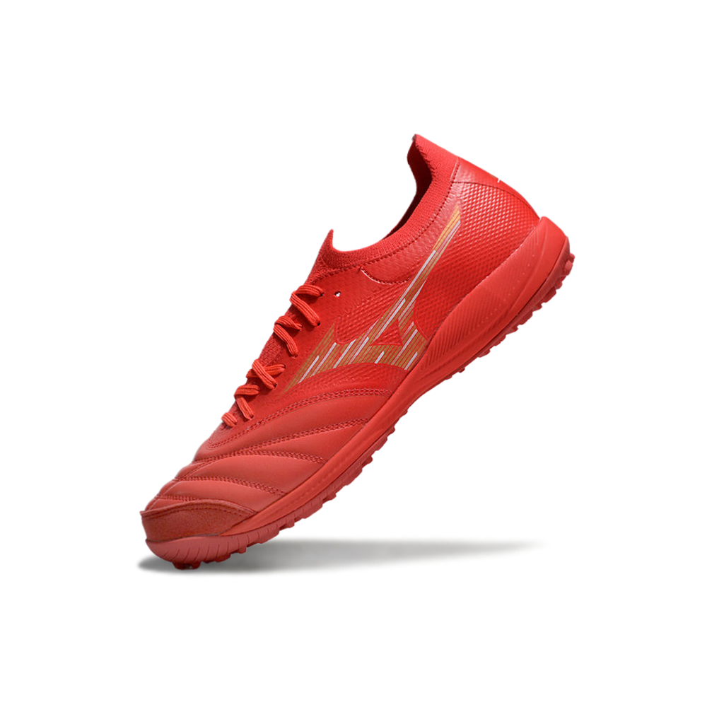 Chuteira Society Mizuno Morelia Neo Sala TF Vermelha 