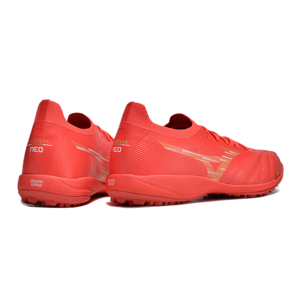 Chuteira Society Mizuno Morelia Neo Sala TF Vermelha 