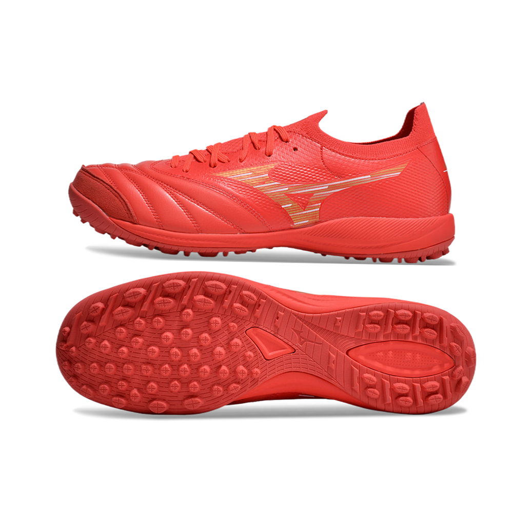 Chuteira Society Mizuno Morelia Neo Sala TF Vermelha 