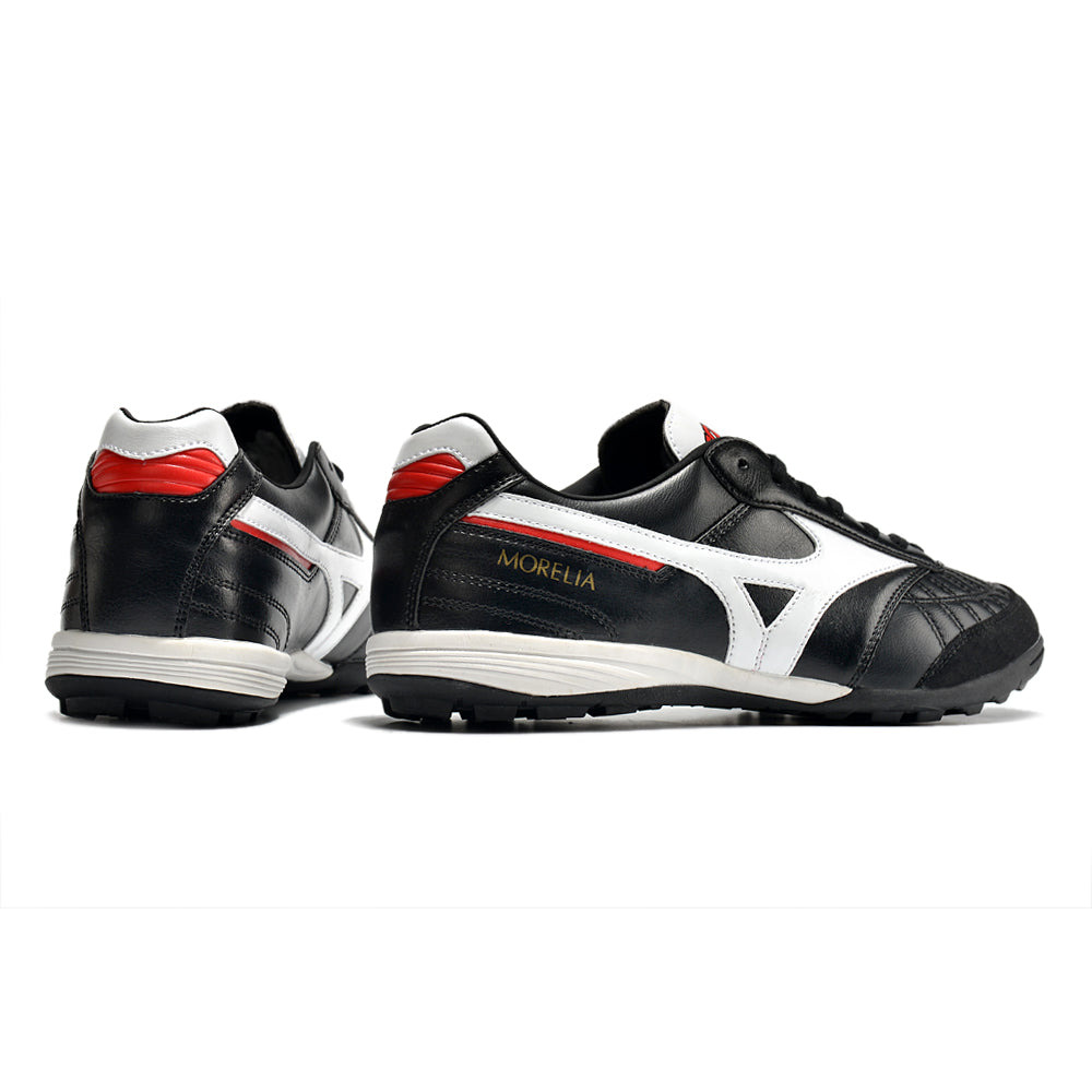 Chuteira Society Mizuno Morelia Sala Japan TF Preta e Branca
