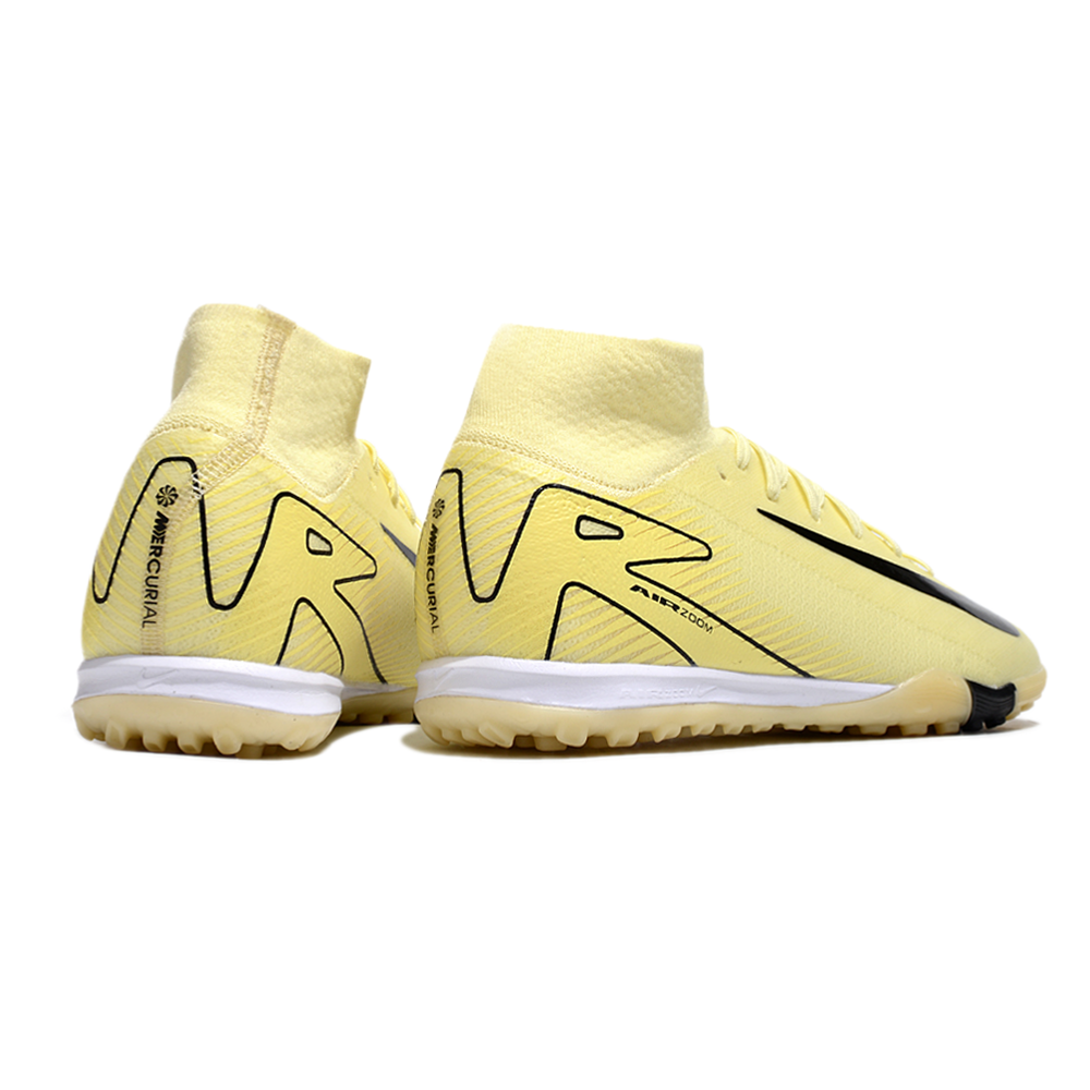 Chuteira Society Nike Air Zoom Mercurial Superfly 10 Elite TF Amarela