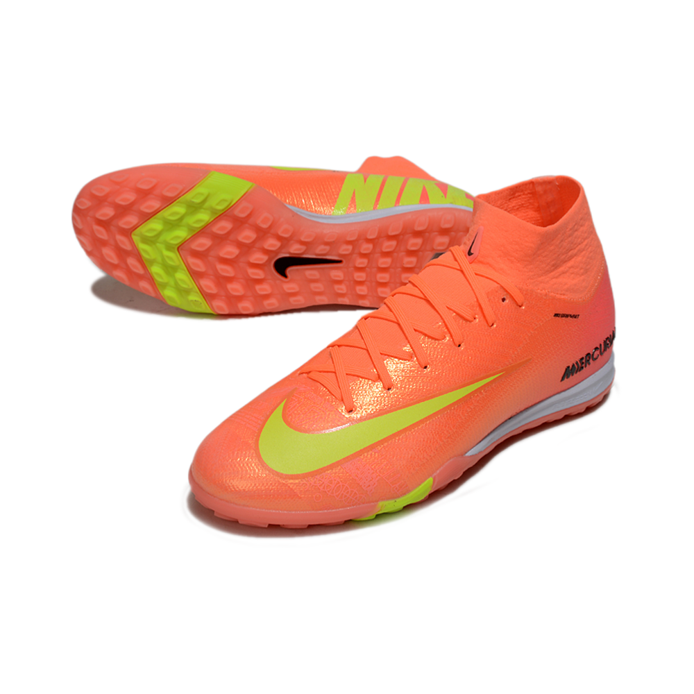 Chuteira Society Nike Air Zoom Mercurial Superfly 10 Elite TF Laranja 