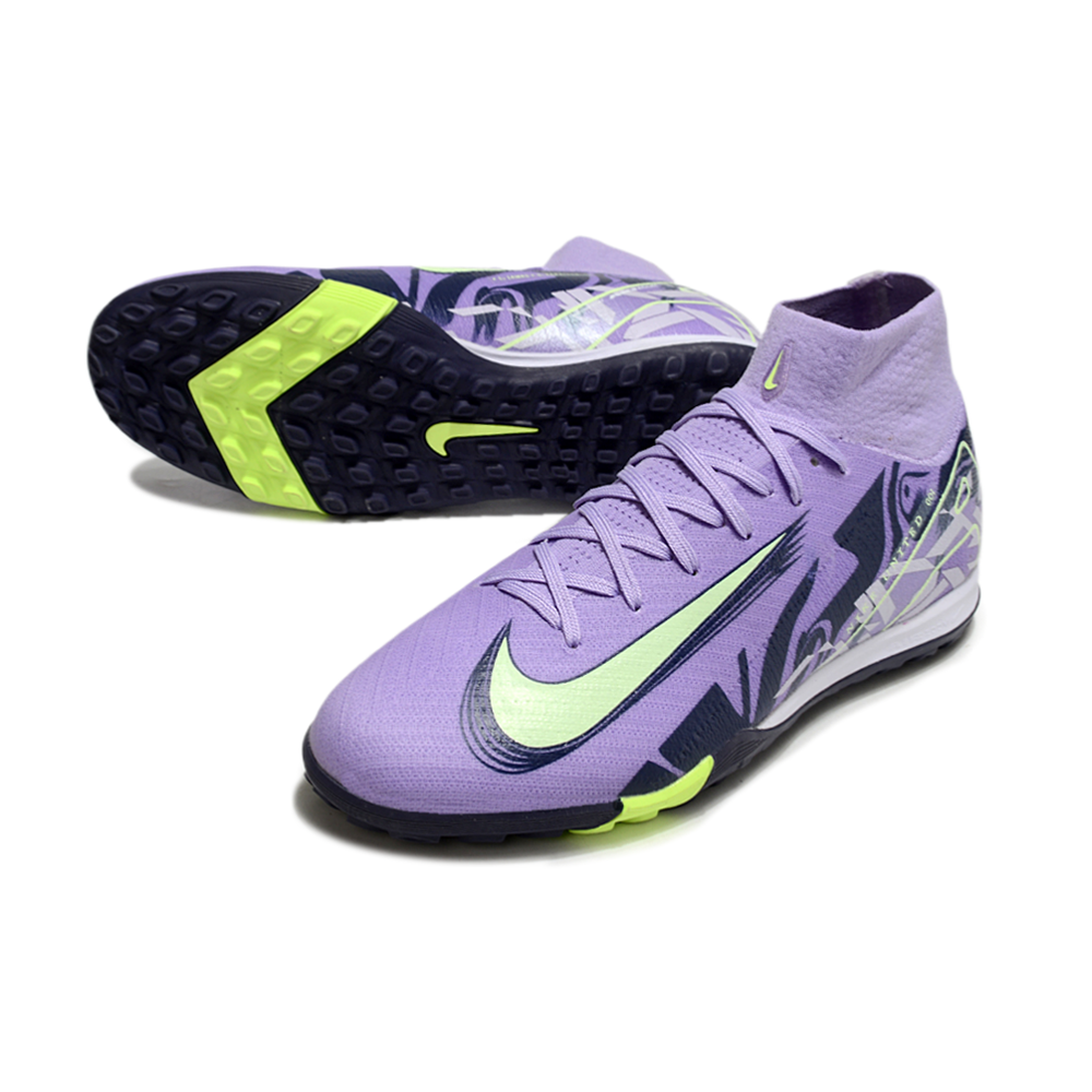 Chuteira Society Nike Air Zoom Mercurial Superfly 10 Elite TF Roxa 