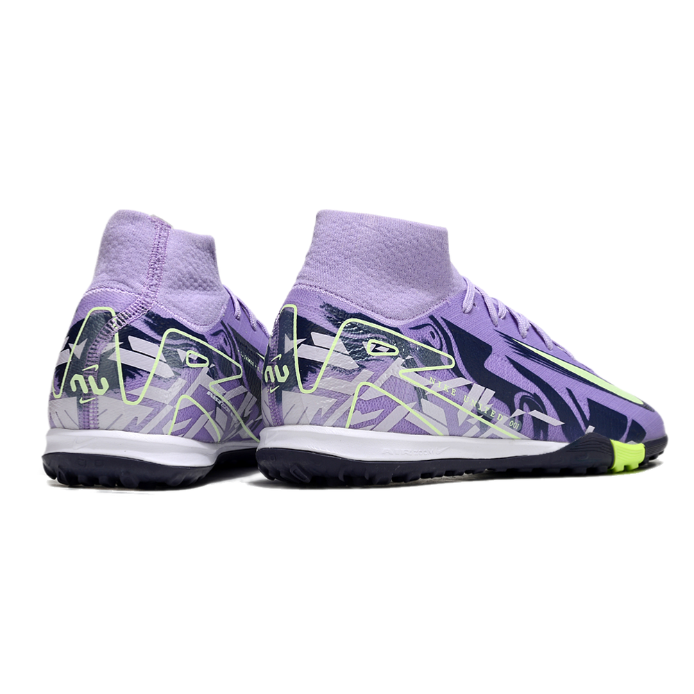 Chuteira Society Nike Air Zoom Mercurial Superfly 10 Elite TF Roxa 