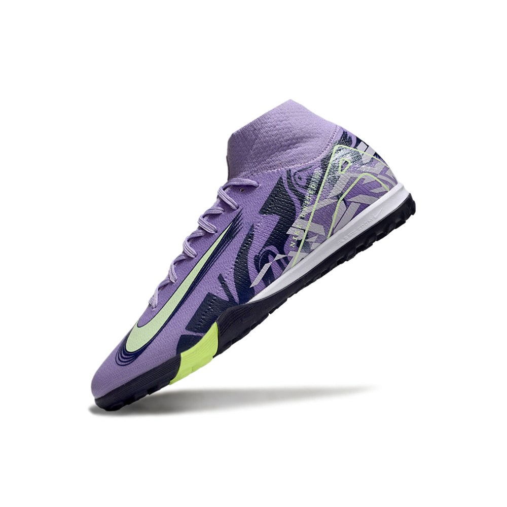 Chuteira Society Nike Air Zoom Mercurial Superfly 10 Elite TF Roxa 