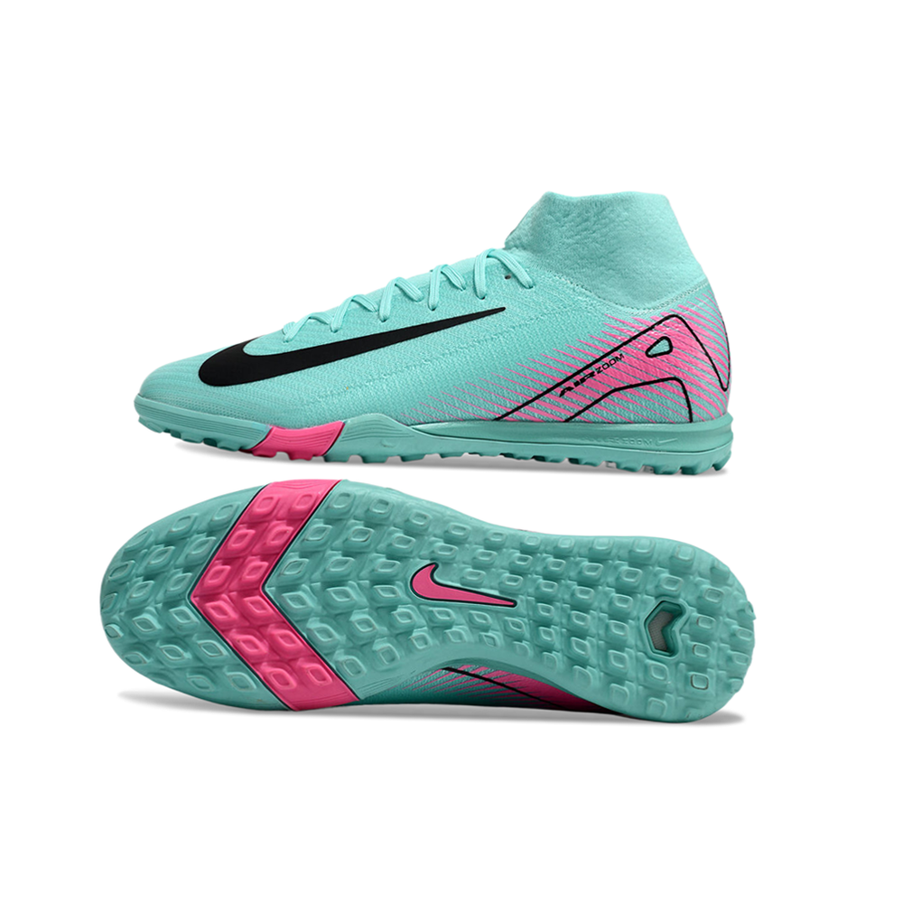 Chuteira Society Nike Air Zoom Mercurial Superfly 10 Elite TF Verde