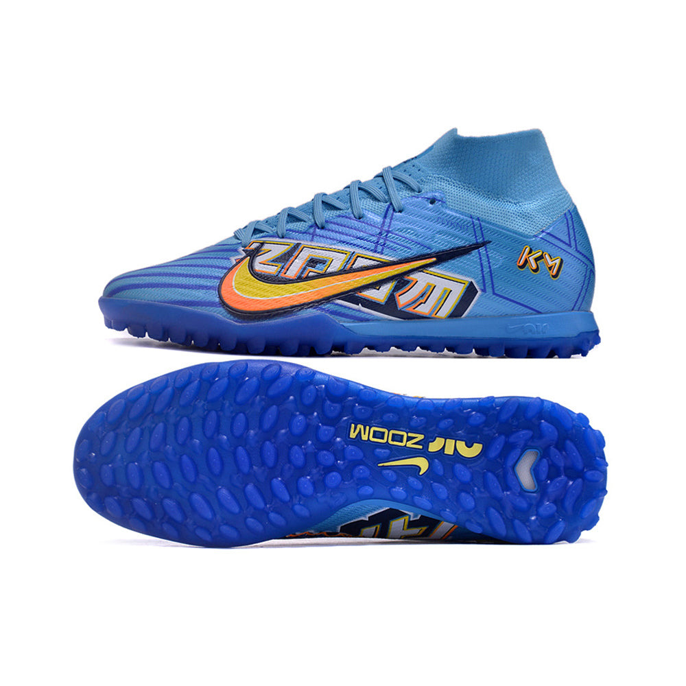Chuteira Society Nike Air Zoom Mercurial Superfly 9 Elite TF Azul 