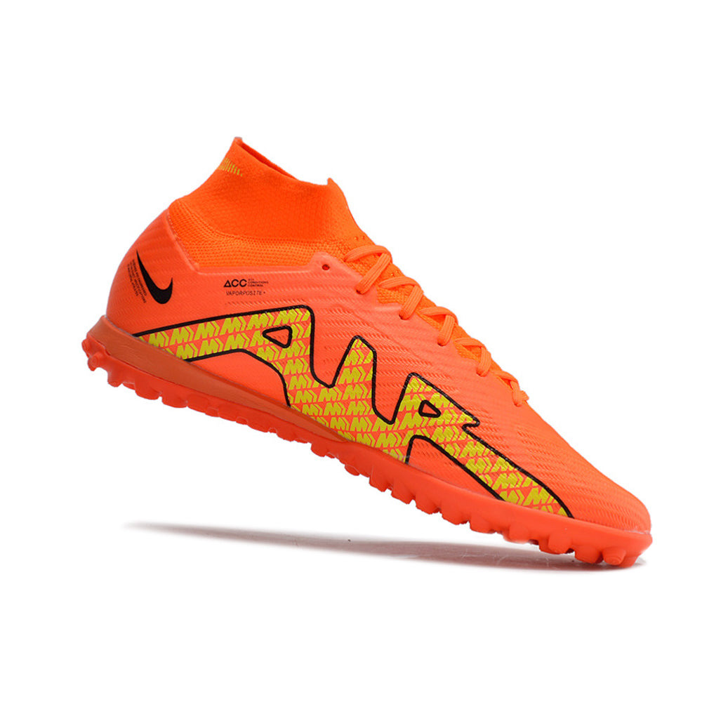 Chuteira Society Nike Air Zoom Mercurial Superfly 9 Elite TF Laranja