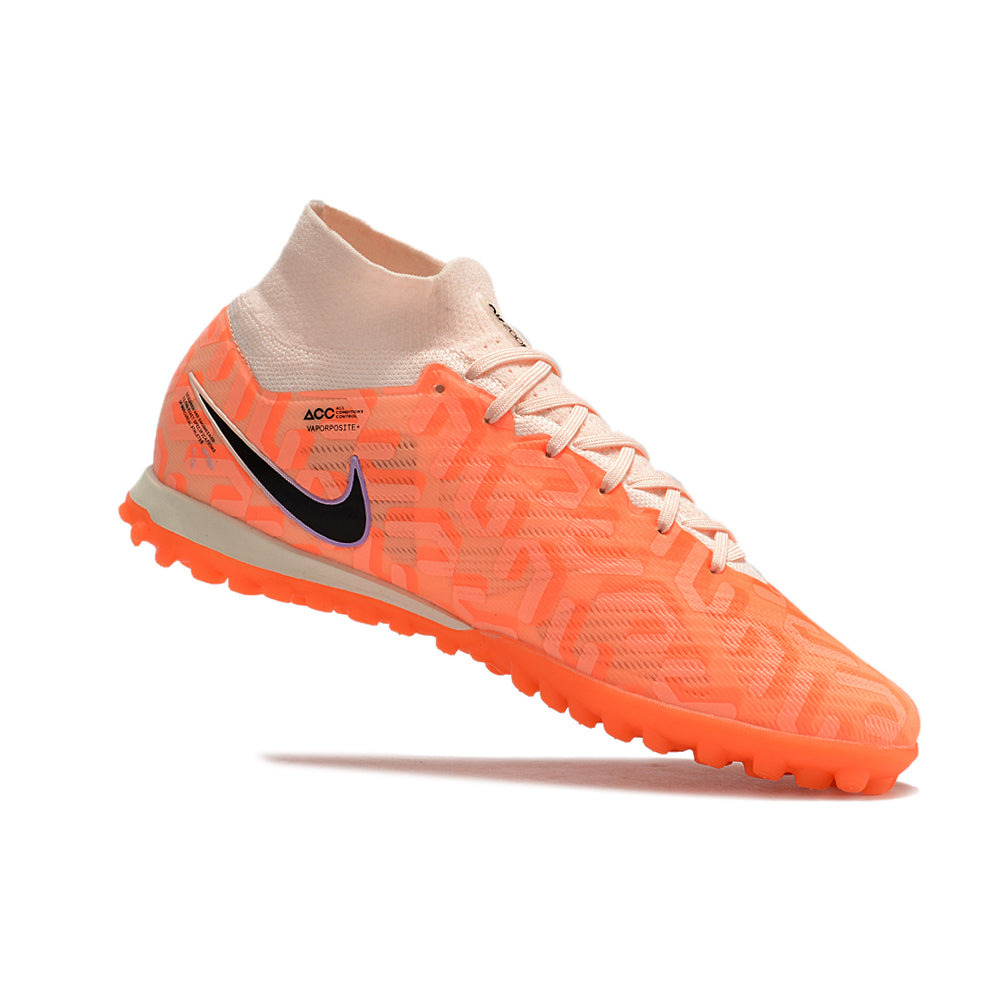 Chuteira Society Nike Air Zoom Mercurial Superfly 9 Elite TF Laranja 