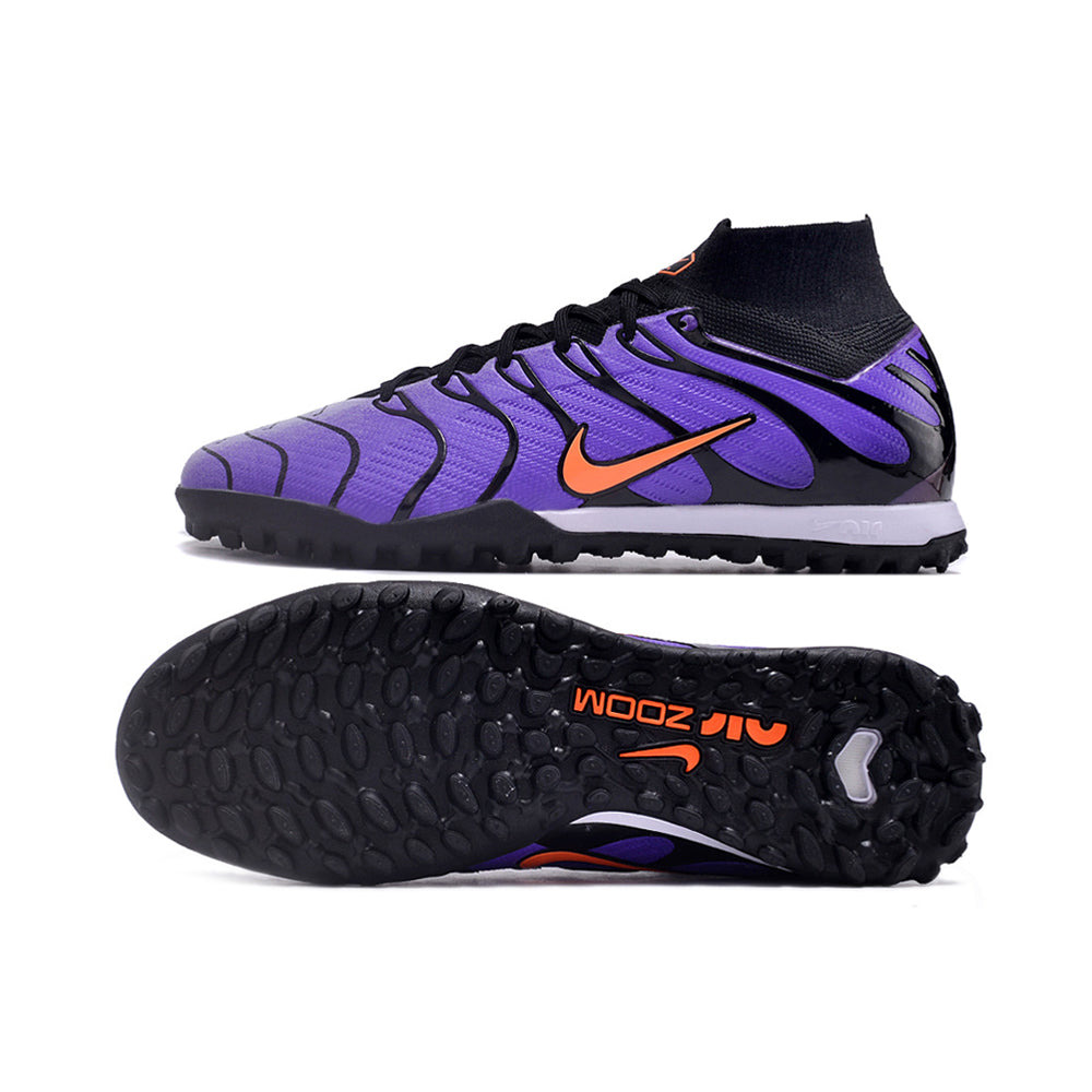 Chuteira Society Nike Air Zoom Mercurial Superfly 9 Elite TF Roxa 