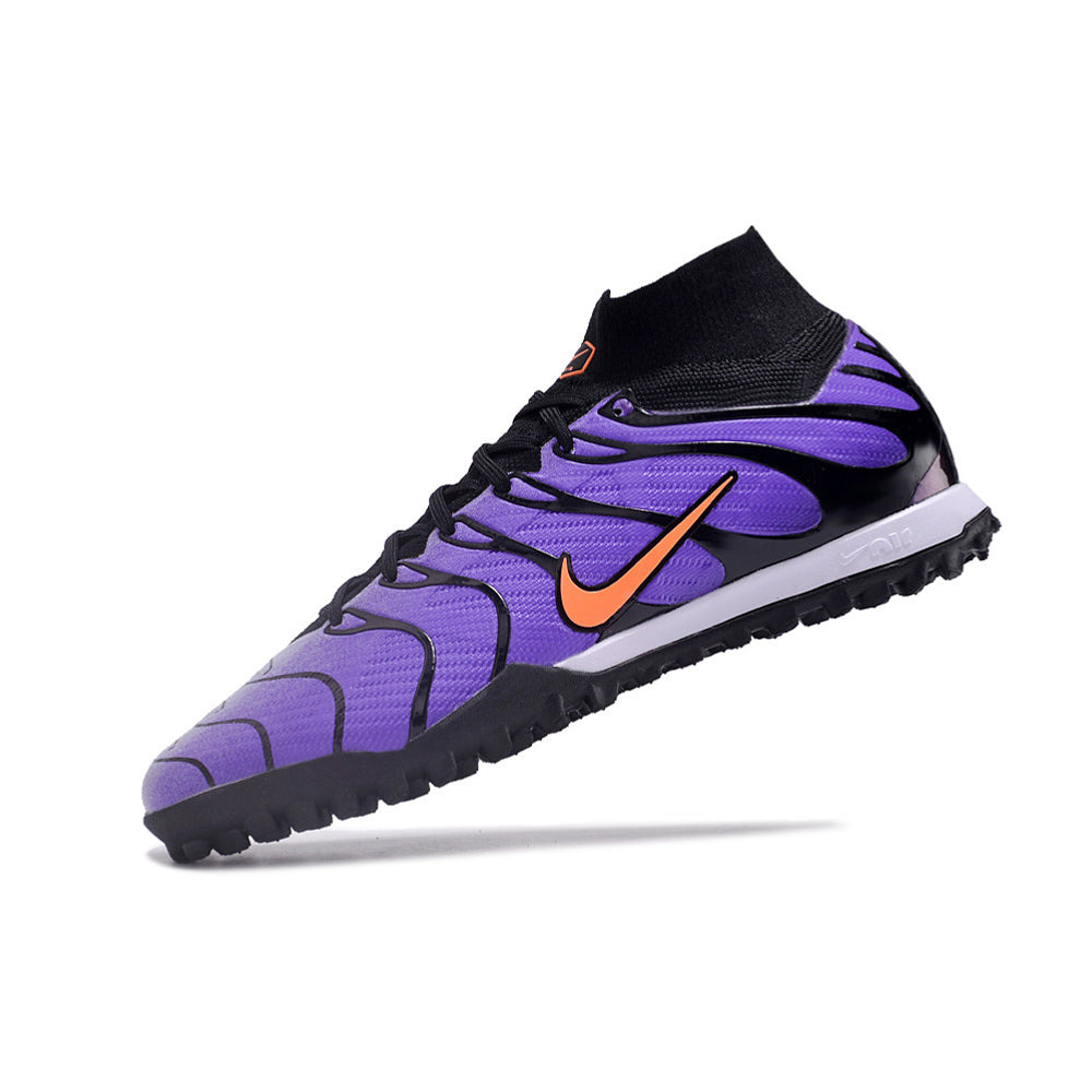 Chuteira Society Nike Air Zoom Mercurial Superfly 9 Elite TF Roxa 