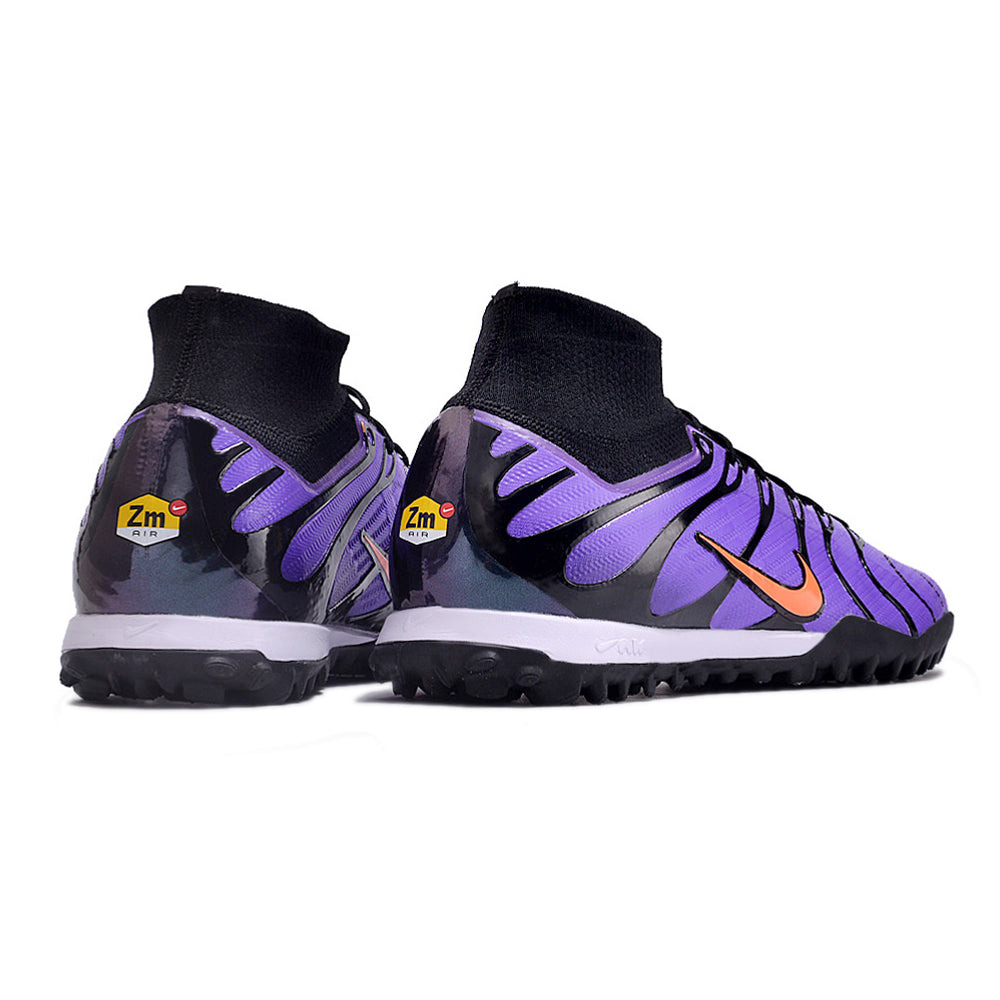 Chuteira Society Nike Air Zoom Mercurial Superfly 9 Elite TF Roxa 