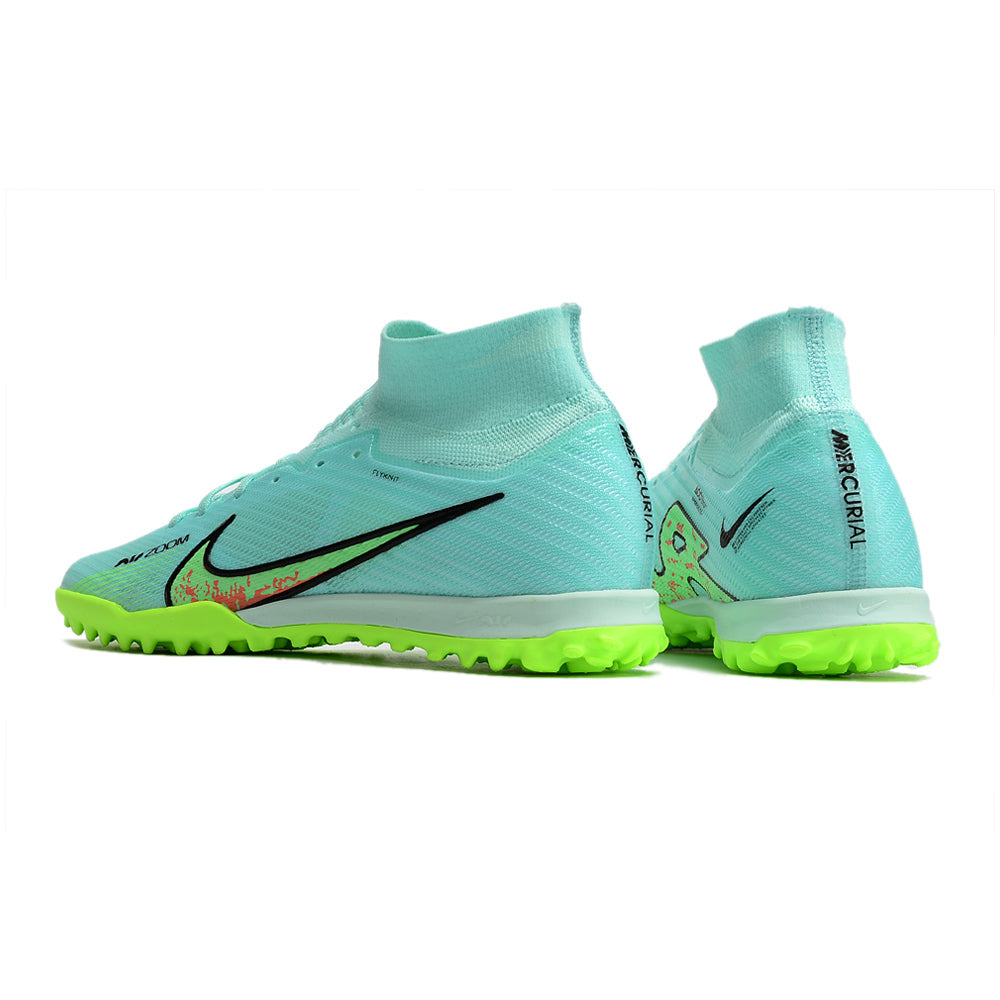 Chuteira Society Nike Air Zoom Mercurial Superfly 9 Elite TF Verde