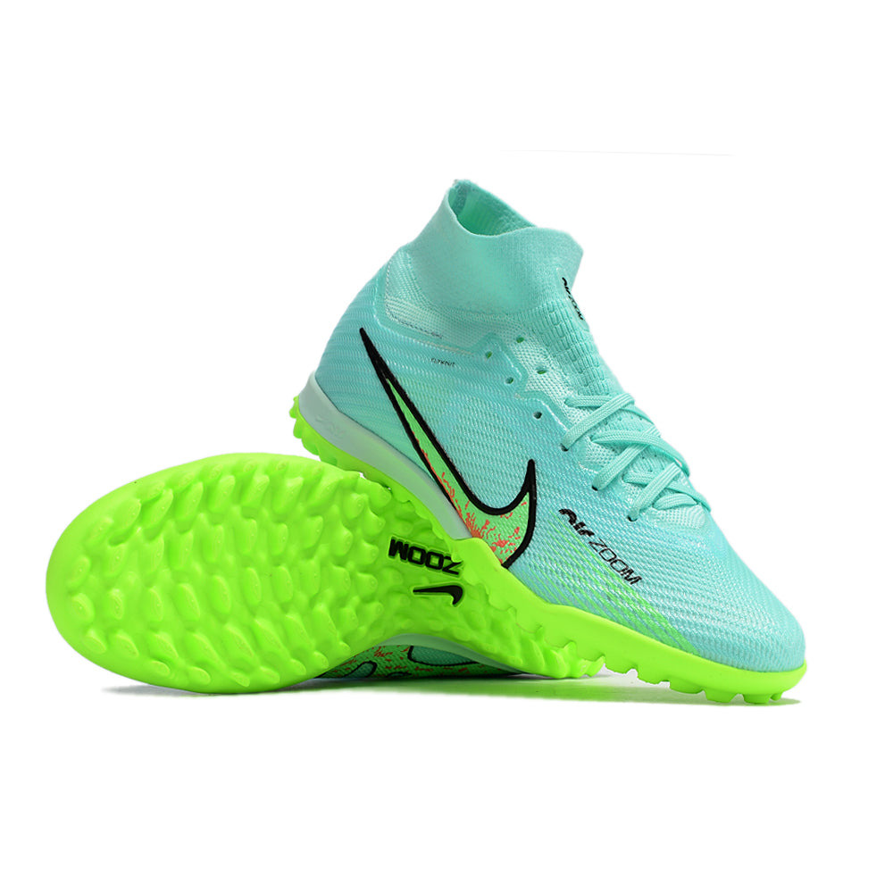 Chuteira Society Nike Air Zoom Mercurial Superfly 9 Elite TF Verde
