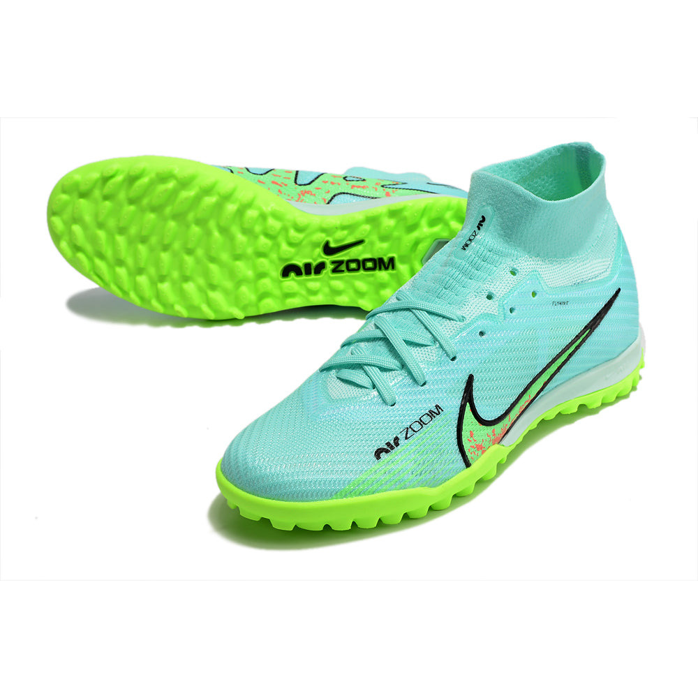 Chuteira Society Nike Air Zoom Mercurial Superfly 9 Elite TF Verde