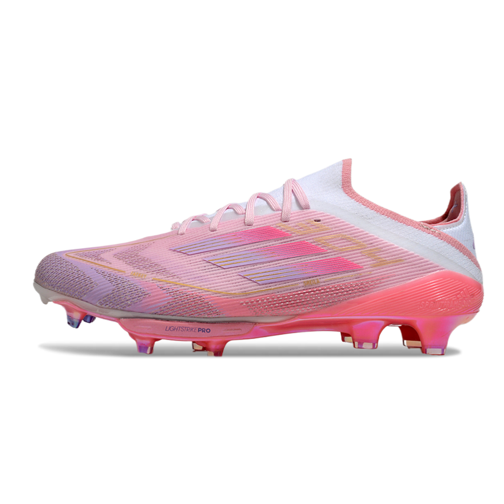 Chuteira Campo Adidas F50+ FG Rosa 