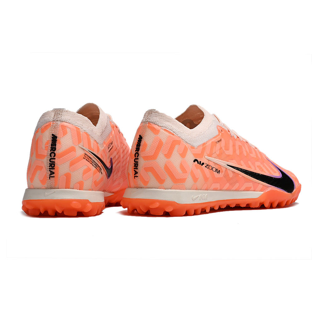 Chuteira Society Nike Air Zoom Mercurial Vapor 15 Elite TF Laranja 