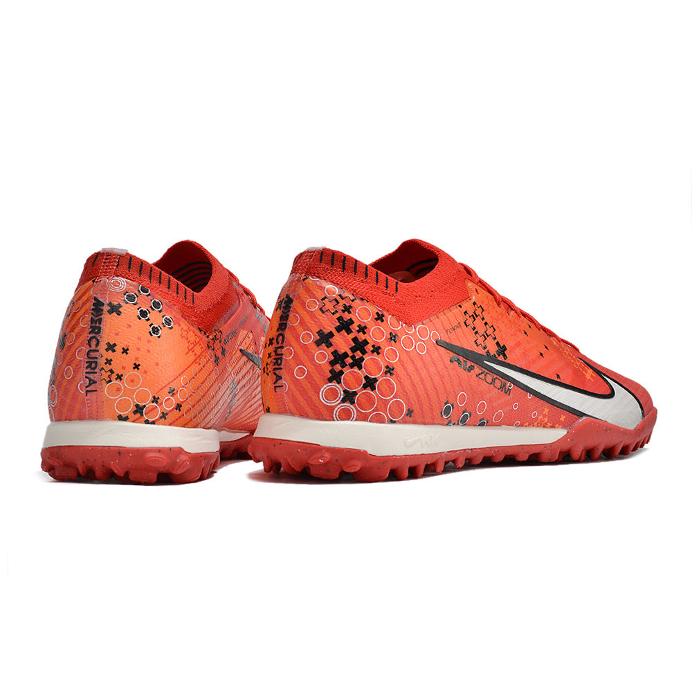 Chuteira Society Nike Air Zoom Mercurial Vapor 15 Elite TF Vermelha 