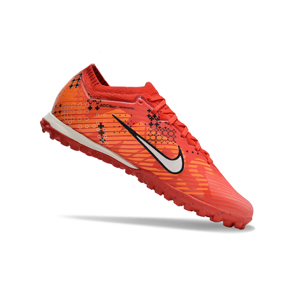 Chuteira Society Nike Air Zoom Mercurial Vapor 15 Elite TF Vermelha 