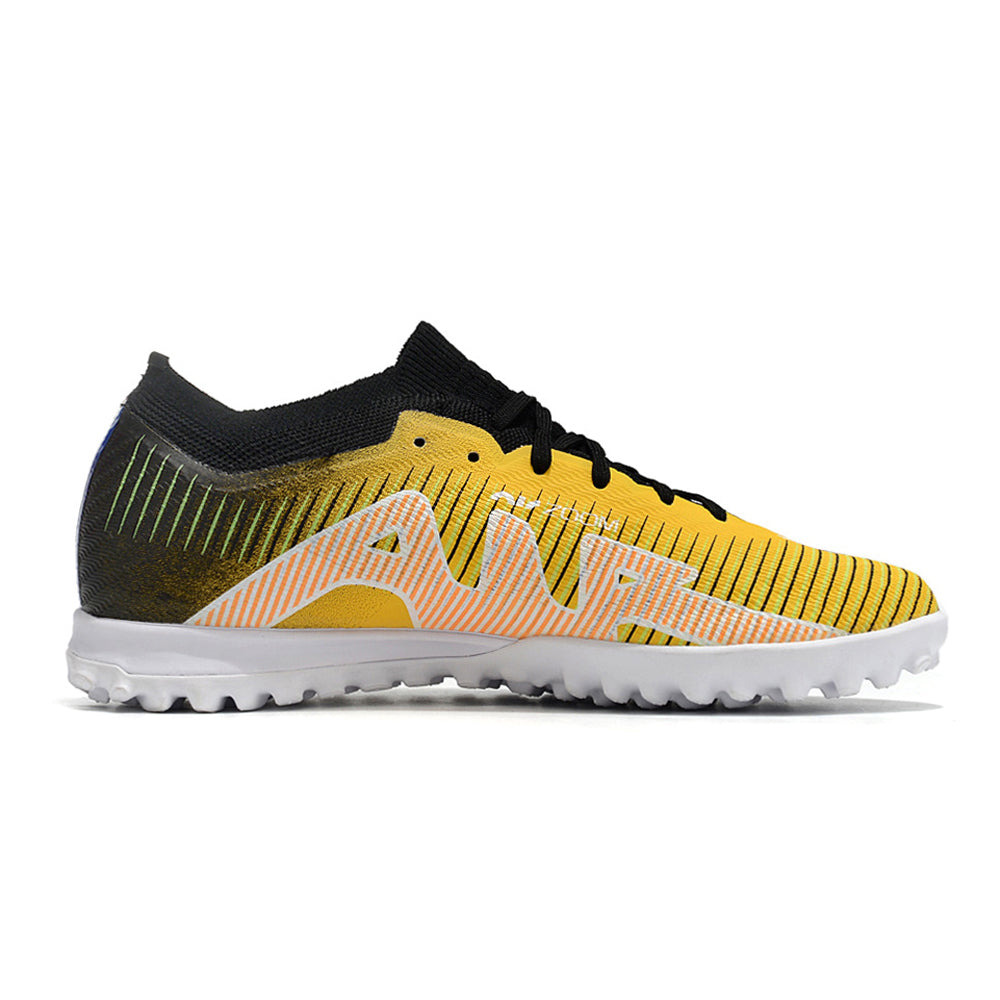 Chuteira Society Nike Air Zoom Mercurial Vapor 15 TF Elite Amarela e Preta 
