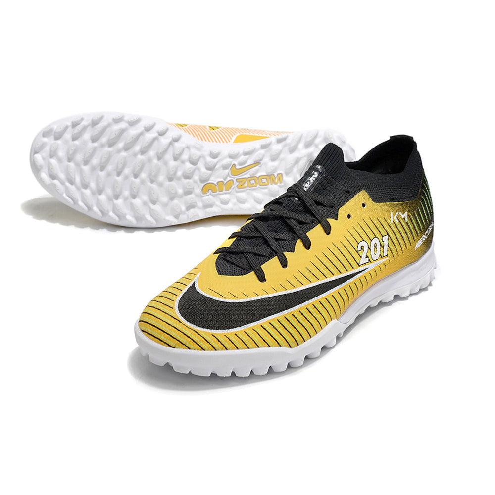 Chuteira Society Nike Air Zoom Mercurial Vapor 15 TF Elite Amarela e Preta 