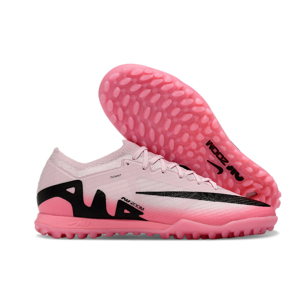 Chuteira Society Nike Air Zoom Mercurial Vapor 15 TF Rosa e Preto 