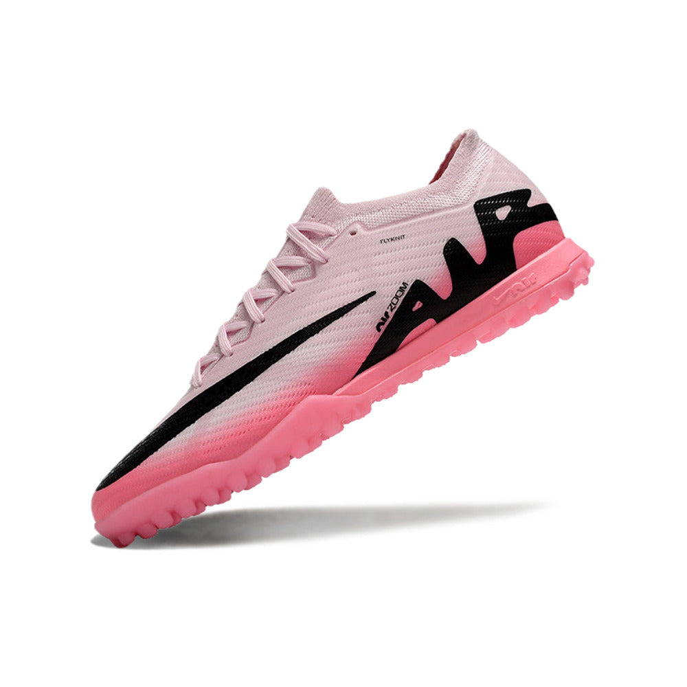 Chuteira Society Nike Air Zoom Mercurial Vapor 15 TF Rosa e Preto 