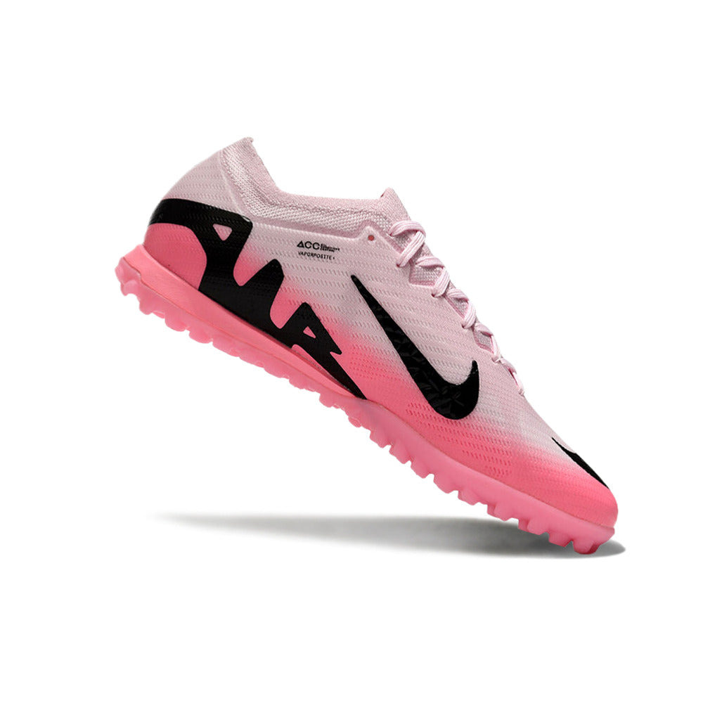 Chuteira Society Nike Air Zoom Mercurial Vapor 15 TF Rosa e Preto 