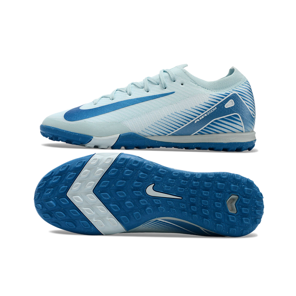 Chuteira Society Nike Air Zoom Mercurial Vapor 16 Elite TF Azul 