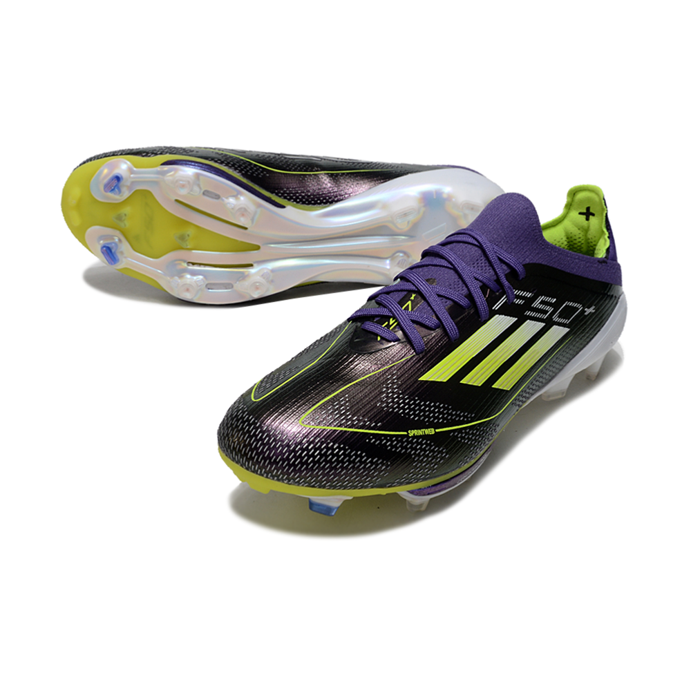 Chuteira Campo Adidas F50+ FG Roxa e Verde 