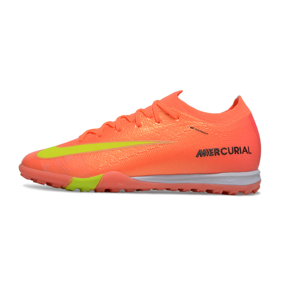 Chuteira Society Nike Air Zoom Mercurial Vapor 16 Elite TF Laranja 