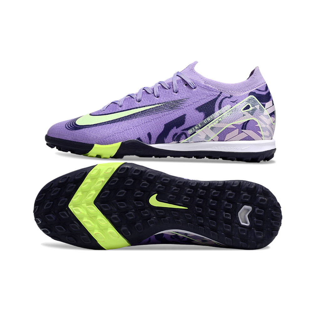 Chuteira Society Nike Air Zoom Mercurial Vapor 16 Elite TF Roxa 