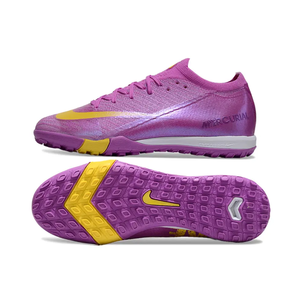 Chuteira Society Nike Air Zoom Mercurial Vapor 16 Elite TF Roxo