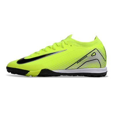 Chuteira Society Nike Air Zoom Mercurial Vapor 16 Elite TF Verde e Preta 