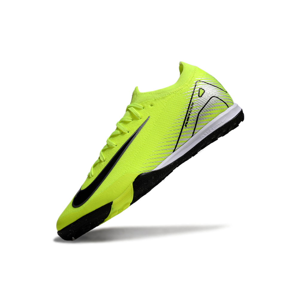 Chuteira Society Nike Air Zoom Mercurial Vapor 16 Elite TF Verde e Preta 