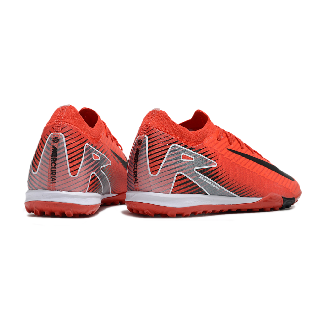 Chuteira Society Nike Air Zoom Mercurial Vapor 16 Elite TF Vermelha e Preta