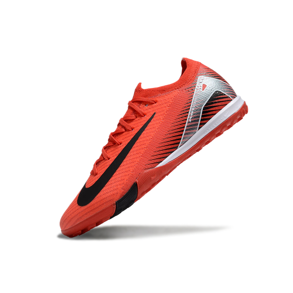 Chuteira Society Nike Air Zoom Mercurial Vapor 16 Elite TF Vermelha e Preta