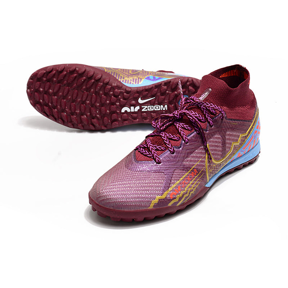 Chuteira Society Nike Mercurial Superfly 9 Elite TF Roxa 