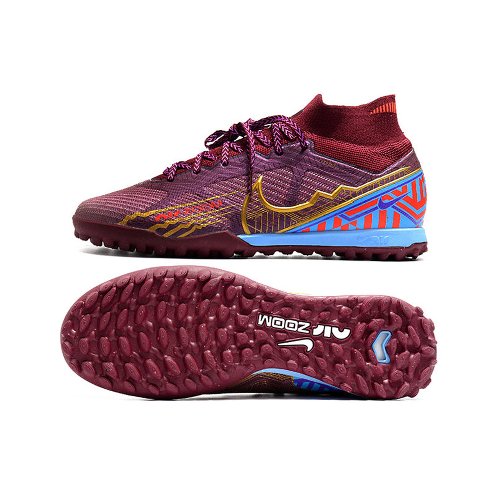 Chuteira Society Nike Mercurial Superfly 9 Elite TF Roxa 