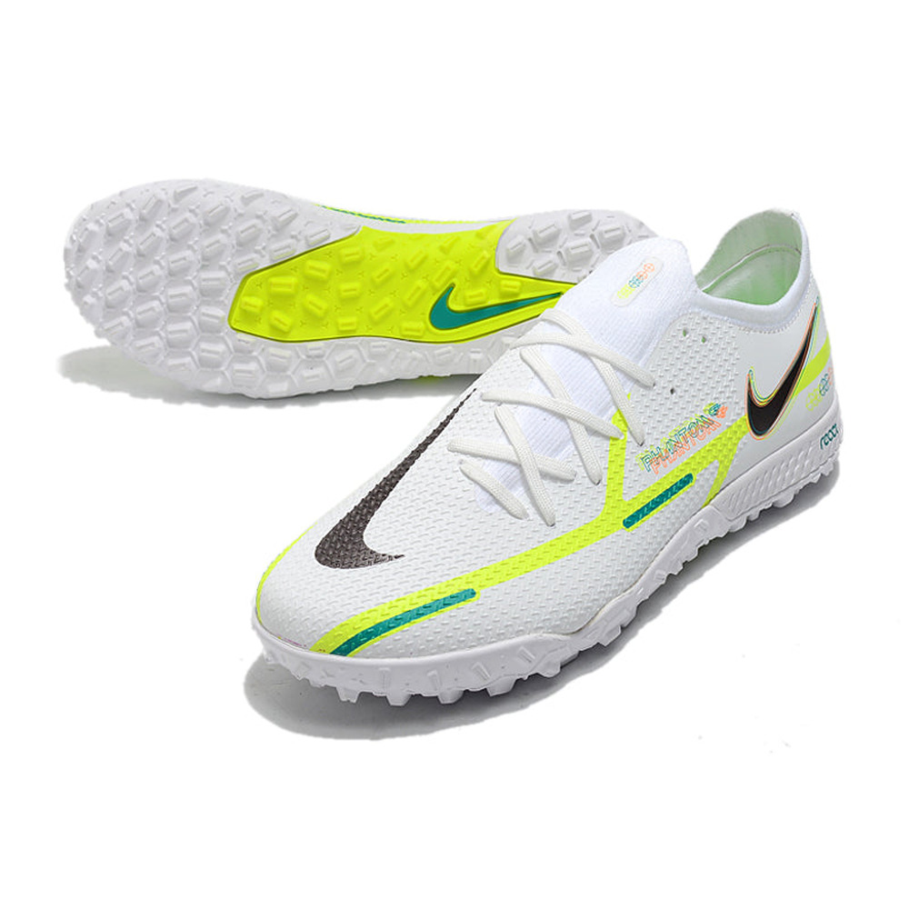 Chuteira Society Nike Phantom GT Elite TF Branca 